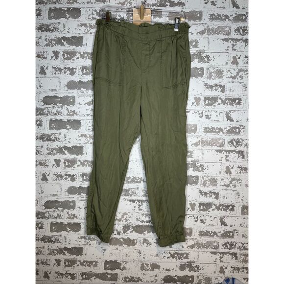 Loft | women green jogger pants - Picture 6 of 10